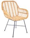 Rattan Accent Chair Natural CANORA_736219