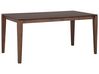 Mesa de comedor madera oscura 160 x 90 cm LOTTIE_744185