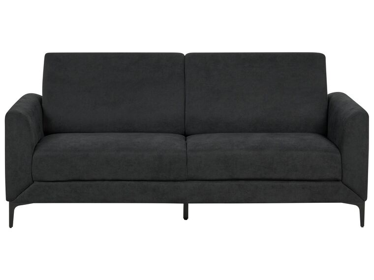 3-istuttava sohva kangas musta FENES_897881
