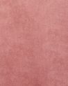 Ecksessel Samtstoff rosa mit Metallbeinen EVJA_858715