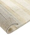 Teppich Wolle hellbeige 300 x 400 cm Steifenmuster ABEGUM_883902