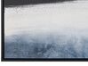 Obraz na płótnie w ramie krajobraz 93 x 63 cm niebiesko-czarny AZEGLIO_816239