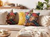 Set of 2 Velvet Cushions Floral Pattern 45 x 45 cm Multicolour PROTEA_834915