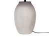 Bordslampa keramik grå GRALIWDO_898188