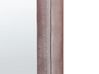 Väggspegel 60 x 160 cm sammet rosa CULAN_891933