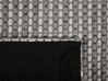 Teppich Wolle dunkelgrau 140 x 200 cm Kurzflor KILIS_689428