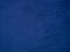 Modrá pohodlná sametová lenoška Chesterfield levá NIMES_696713