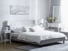 Łóżko tapicerowane 140 x 200 cm jasnoszare SAVERNE_692740