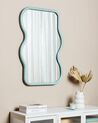 Specchio da parete legno blu 58 x 90 cm RONNET_914838