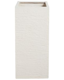 Kukkaruukku savikuituseos beige 26 x 26 x 60 cm DION