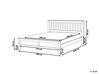 Dřevěná postel 180 x 200 cm šedá MAYENNE_876619