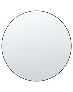 Seinäpeili alumiini musta ⌀ 80 cm ANNEMASSE
