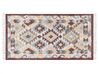 Teppich Jute mehrfarbig 80 x 150 cm geometrisches Muster Kurzflor FENER_852674