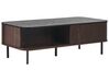 Tavolino da caffè legno scuro e nero 120 x 60 cm JOSE_832920