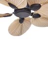 Ceiling Fan Black and Natural MAMMOTH_862424