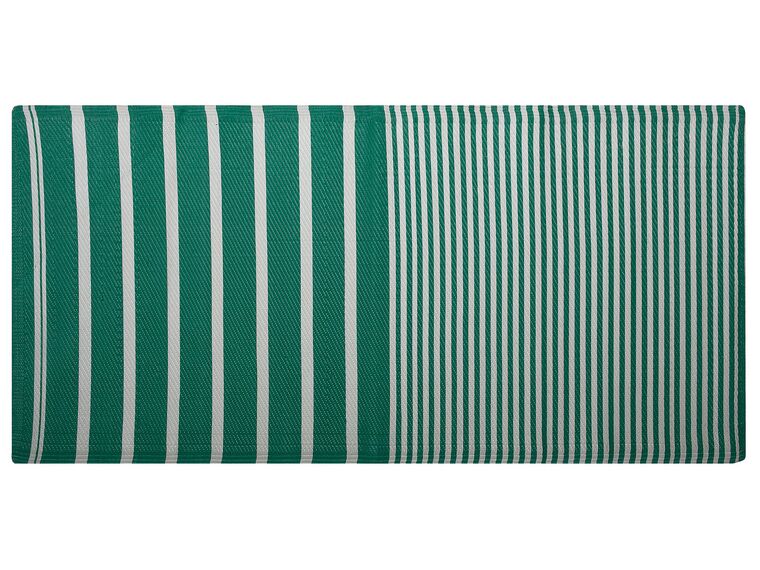 Tapete de exterior verde 90 x 180 cm HALDIA_716466