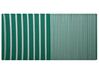 Outdoor Teppich grün 90 x 180 cm Streifenmuster Kurzflor HALDIA_716466