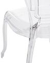 Set of 2 Accent Chairs Acrylic Clear VERMONT_691731