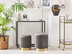 Rahi sametti säilytystila harmaa 2 kpl MIRAMAR Rahi sametti säilytystila harmaa 2 kpl MIRAMAR