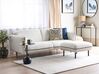 Boucle Sofa with Ottoman White TONSBERG_891136
