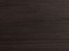 Cama de casal de água em madeira escura 160 x 200 cm ZEN_882027