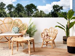 Lasten riikinkukkotuoli rottinki luonnonväri FLORENTINE II Lasten riikinkukkotuoli rottinki luonnonväri FLORENTINE II