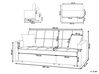 Bézs kárpitozott kanapéágy GLOMMA_718182