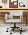 Velvet Desk Chair Taupe SANILAC_855169