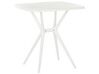 Trädgårdsmöbelset med bord och 4 stolar vit / blå SERSALE / CAMOGLI_823816