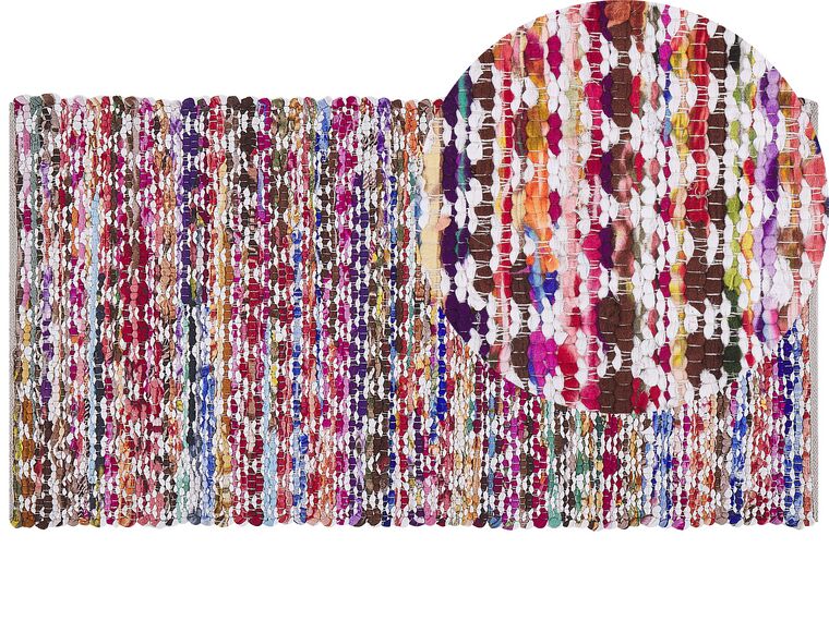 Tappeto cotone multicolore 80 x 150 cm ARAKLI_520549