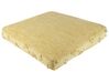 Almofada de chão em algodão amarelo 60 x 60 x 12 cm CLONE_820966