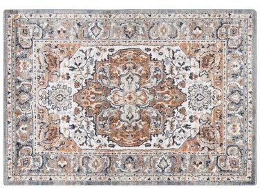 Teppich mehrfarbig 160 x 230 cm orientalisches Muster Kurzflor MARALIK