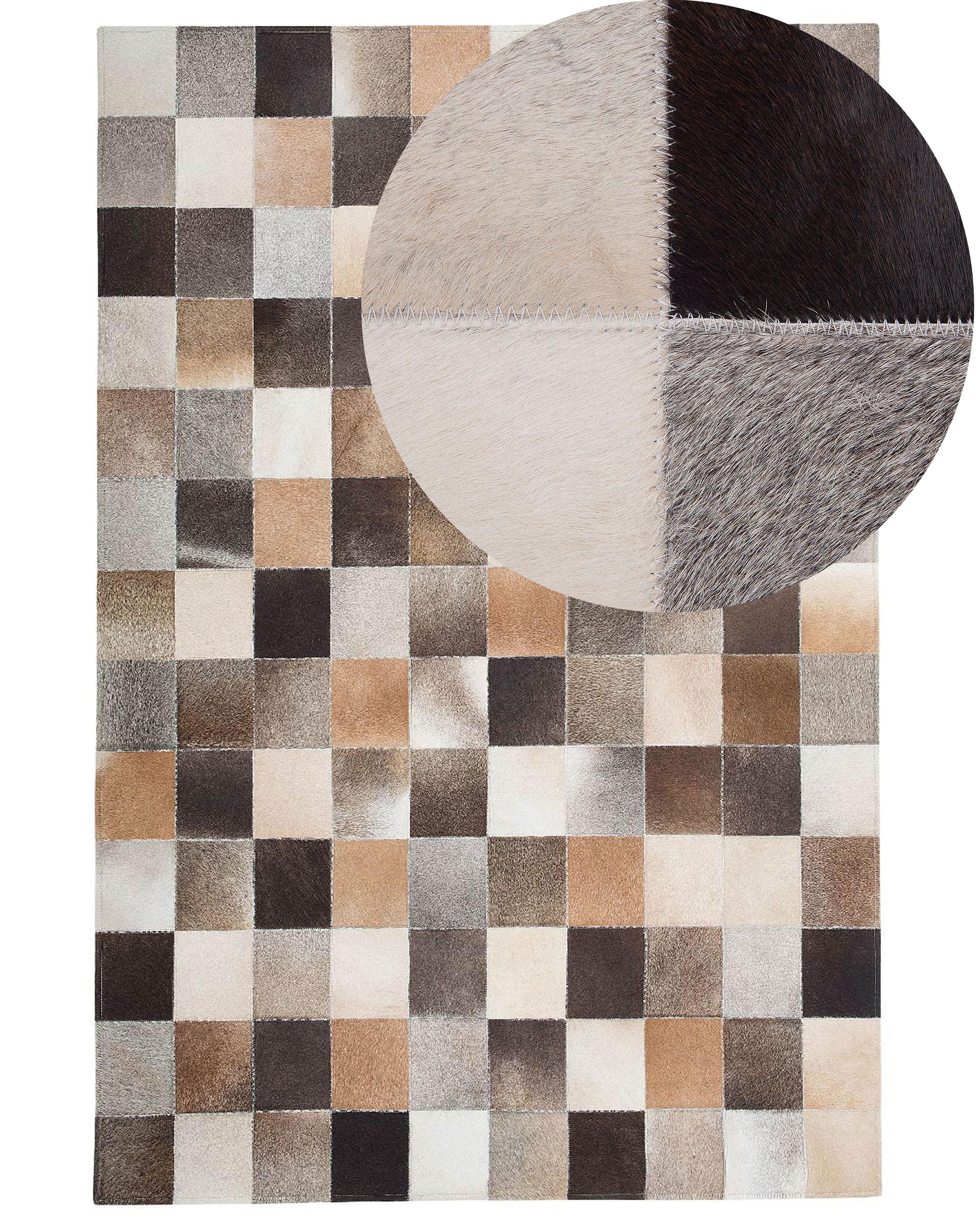 Matto lehmännahka monivärinen 200 x 300 cm SOKE