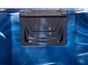 Bañera de hidromasaje LED de acrílico azul/plateado/madera clara 200 x 200 cm LASTARRIA_818739
