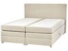 Boxspring stof beige 180 x 200 cm MINISTER_873748