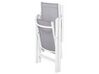 Trädgårdsstol 6 st aluminium grå CATANIA_741398