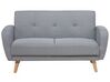 2 Seater Fabric Sofa Bed Grey FLORLI_704122