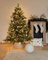 Künstlicher Weihnachtsbaum mit LED Beleuchtung 180 cm grün FIDDLE_903039