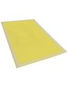 Udendørs tæppe gul polypropylen 120 x 180 cm ETAWAH_766441