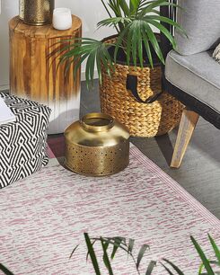 Ulkomatto vaaleanpunainen 120 x 180 cm BALLARI Ulkomatto vaaleanpunainen 120 x 180 cm BALLARI