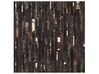 Hnědozlatý patchwork koberec z hovězí kůže 200x200 cm ARTVIN_745593