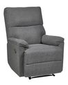 Fabric Recliner Chair Grey EVERTON_884488