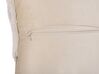 Set di 2 cuscini in finta pelliccia 42 x 42 cm beige EHNAR_801484