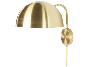 Lámpara de pared de metal dorado WAMPU