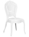 Set of 2 Accent Chairs Acrylic White VERMONT_691801