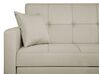 Fabric Sofa Bed Beige GLOMMA_717953