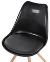 Chaise design en plastique noir brillant DAKOTA_801991