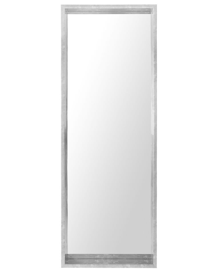 Specchio a parete grigio chiaro rettangolare 50 x 140 cm OIRON_749695