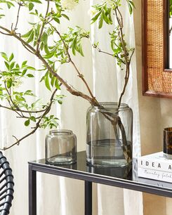 Kukkamaljakko lasi vaaleanharmaa 20/11 cm 2 kpl RASAM Kukkamaljakko lasi vaaleanharmaa 20/11 cm 2 kpl RASAM