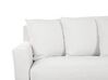 Sofföverdrag för 3-sits soffa vit GILJA_792611